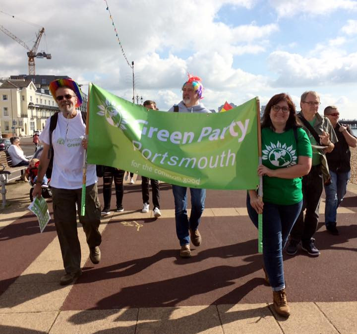 Portsmouth Green Party at Pride 2017